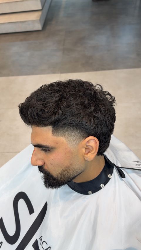 نمونهکار کوتاهی موی مردانه روی مدل — آکادمی SLR اصفهان