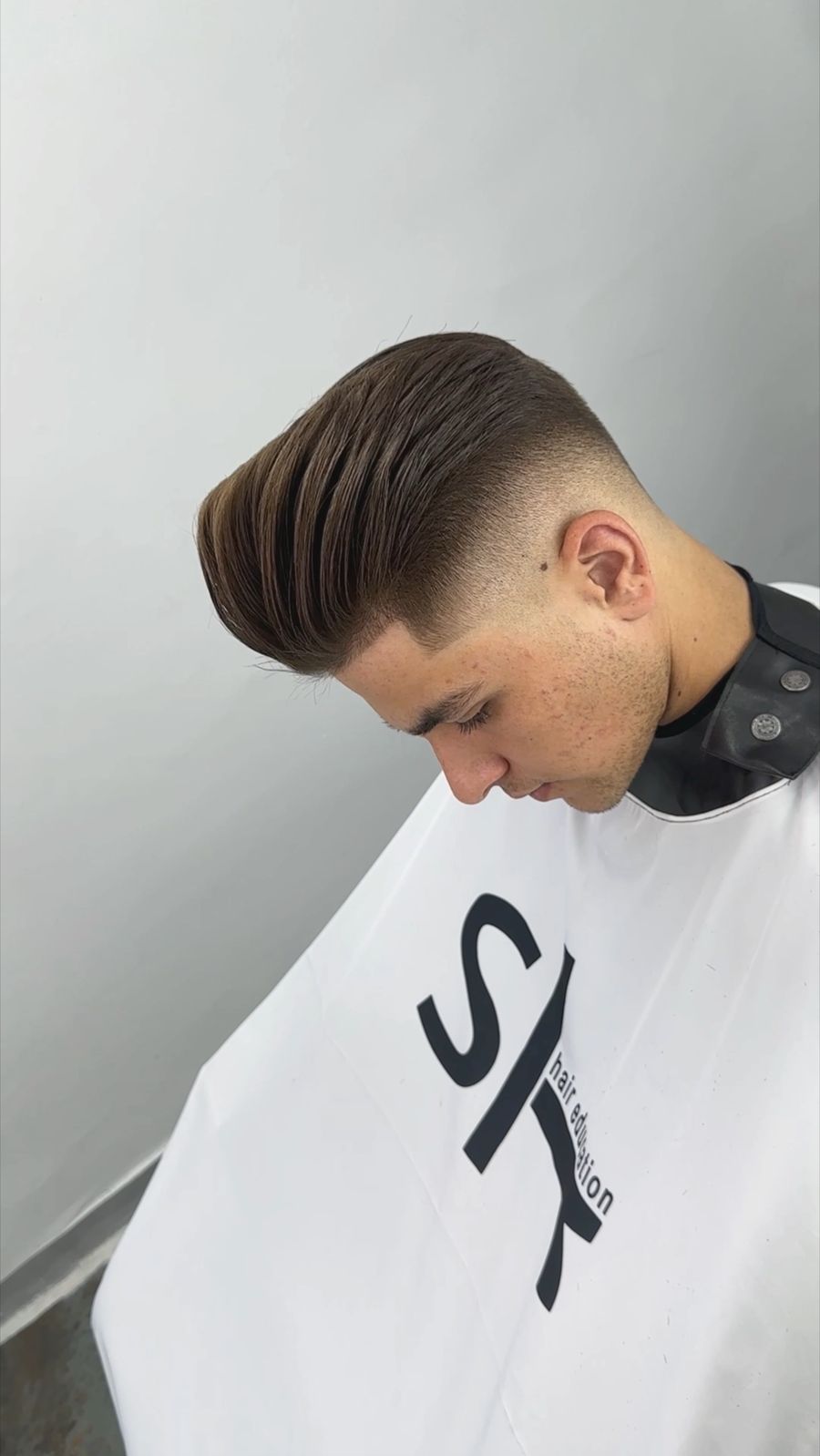 نمونهکار کوتاهی موی مردانه روی مدل — آکادمی SLR اصفهان